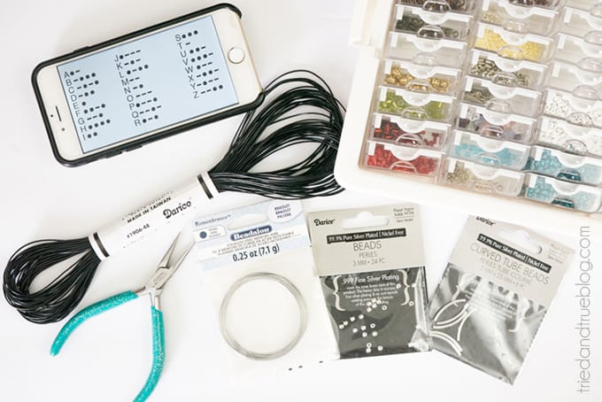 Morse Code Bracelet Valentine's Day Gift - Supplies