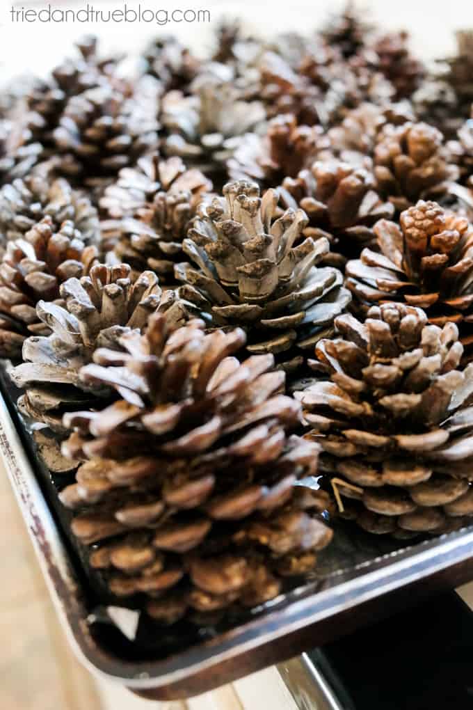 pine cone christmas wreath - pine cones