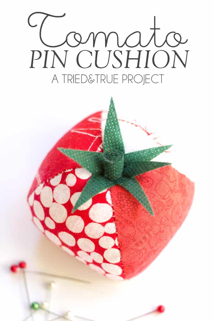 Quilted Tomato Pin Cushion Tried True Creative