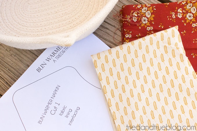 fabric napkin bread warmer