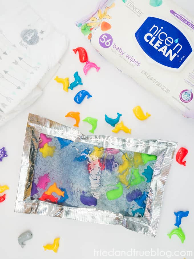 Entertaining your child during a diaper change has never been easier than with this quick project!
