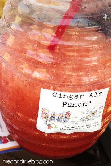 Busy Town Birthday Bash - Ginger Ale Punch