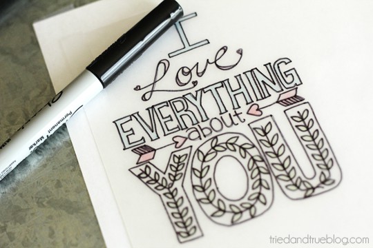 A Tried & True Project: "I Love Everything" Free Printable Magnet