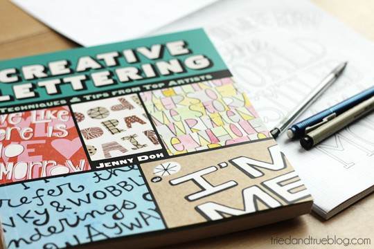 Creative Lettering from Lark Crafts reviewed by Tried & True