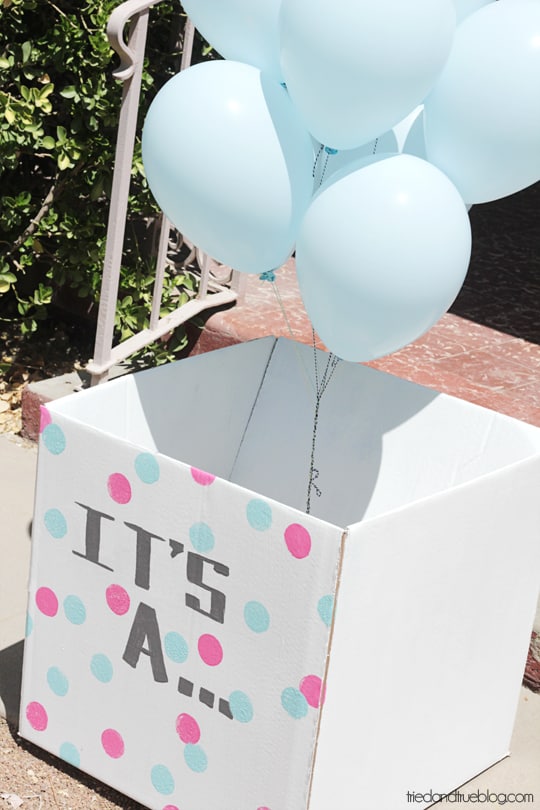 Share the surprise with those you love! Gender Reveal Balloons from Tried & True