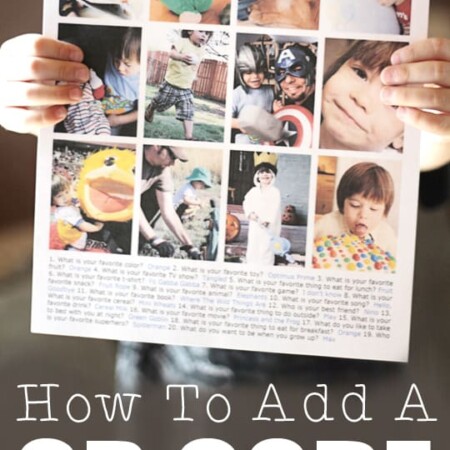 How to add a QR code to your kid's yearly interview! - A Tried & True Project