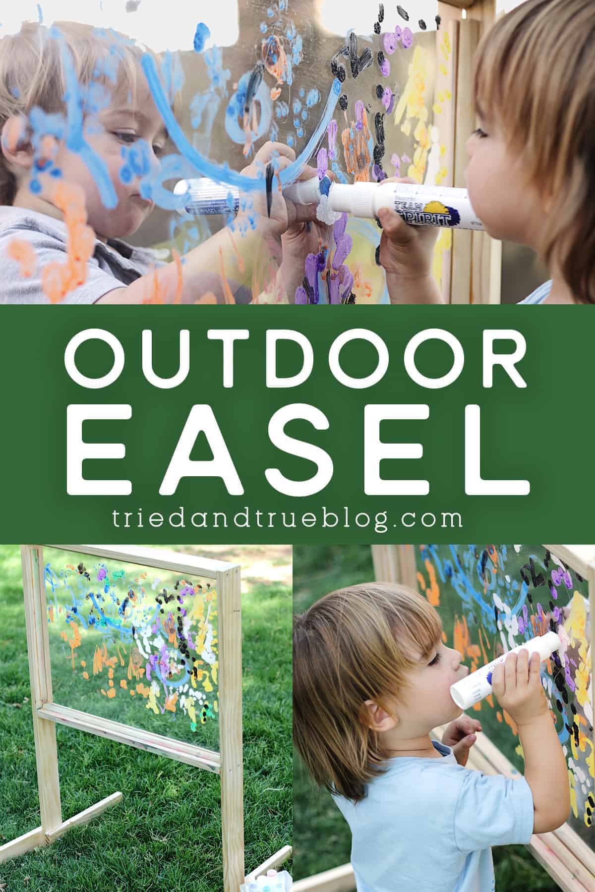 Outdoor Easel Tutorial & Plans - Tried & True Creative