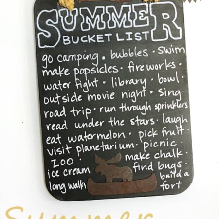 A Summer Bucket List you can use year after year!