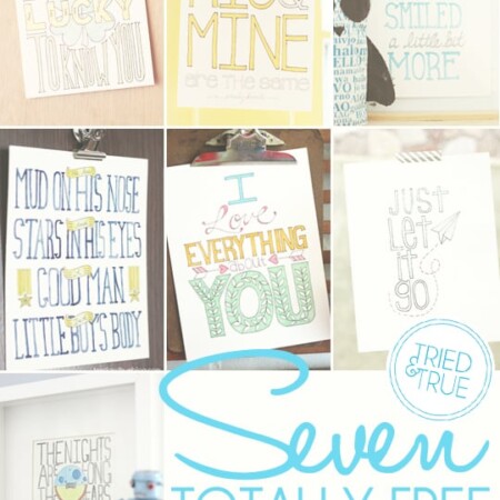 Print out these free printables from Tried & True to color any way you want!