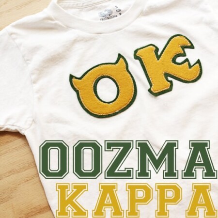 Make a Monsters University Oozma Kappa T-shirt!
