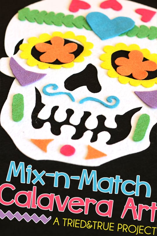 calaveMix-n-Match Calavera Art - A Tried & True Project for Dia de los Muertos Week