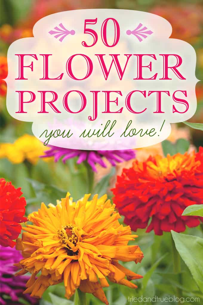 50 Flower Projects You Will Love - from Tried & True and friends!