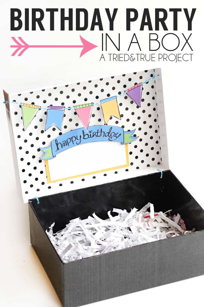 Birthday Party In A Box - A Tried & True Project