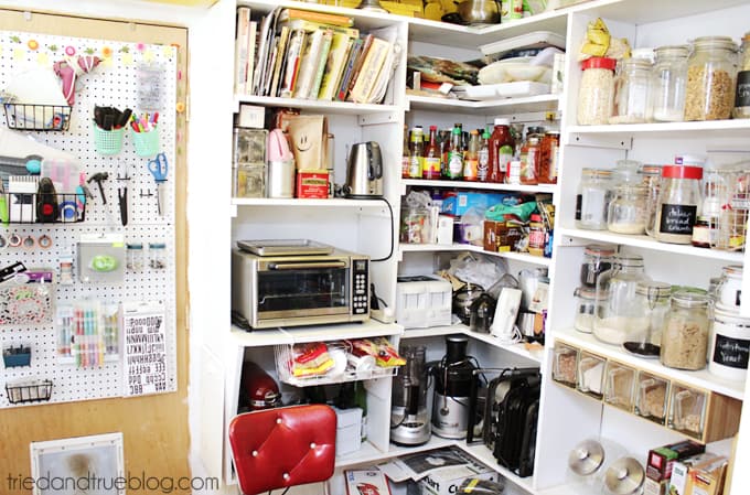 Tried & True's Teeny Tiny Craft Room Tour - Pantry