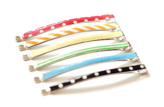 Washi Tape Hair Pins - Ready to Wear!
