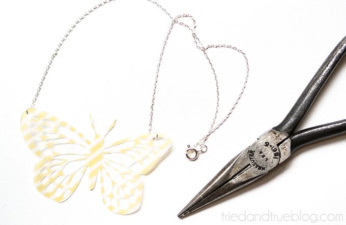 DIY Butterfly Necklace - Findings