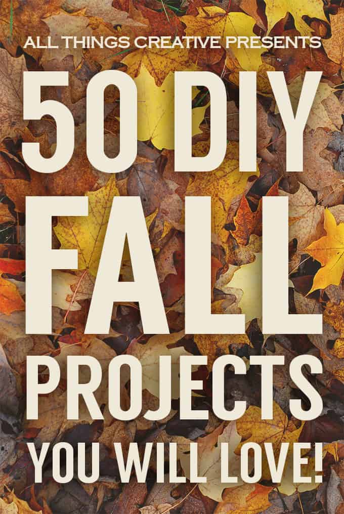 50 Fall Projects for your enjoyment! Includes crafts, food, and home decor ideas!