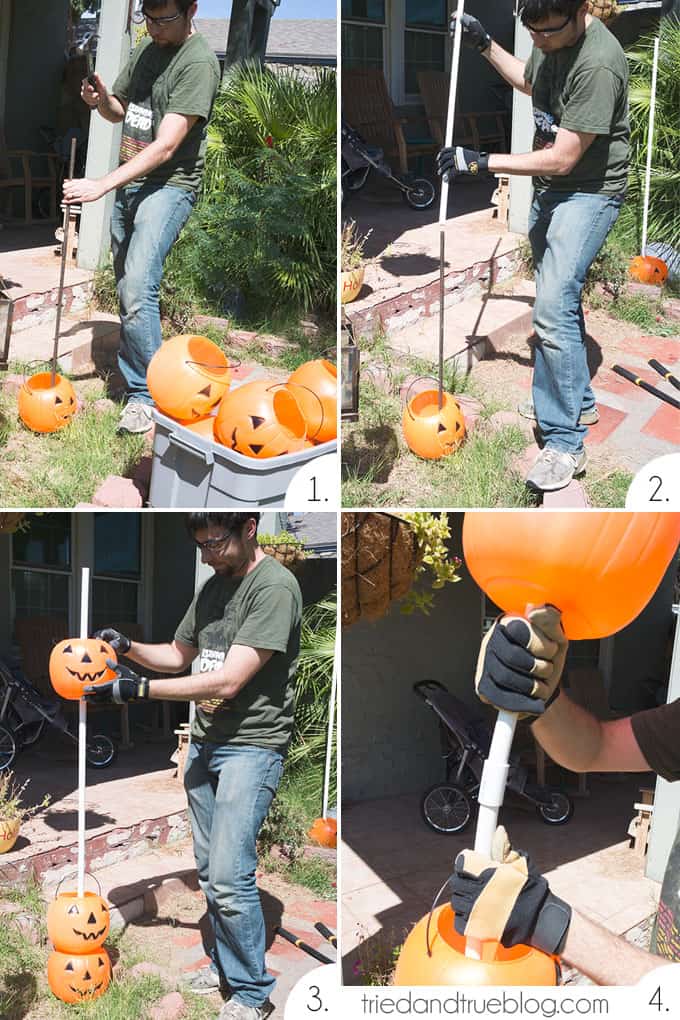 How To Make A Halloween Pumpkin Archway: Assembly