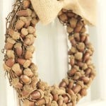 Fall Wreath with Acorns - A simple and beautiful wreath for Fall!