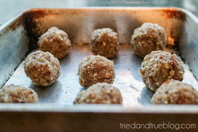 Healthy Biscochos (Mexican Wedding Cookies) - Row