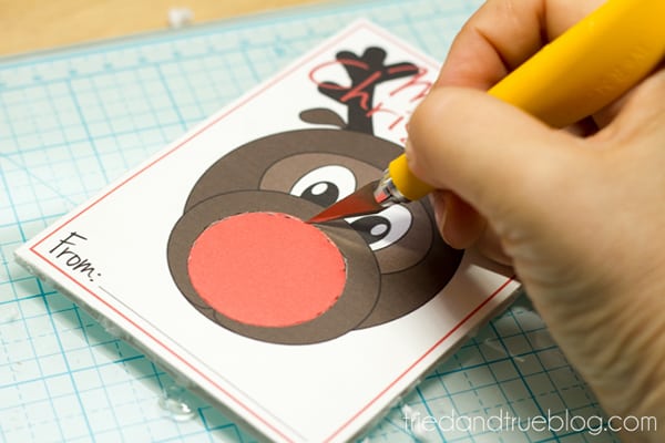 Rudolph Easy Christmas Gift - Cut