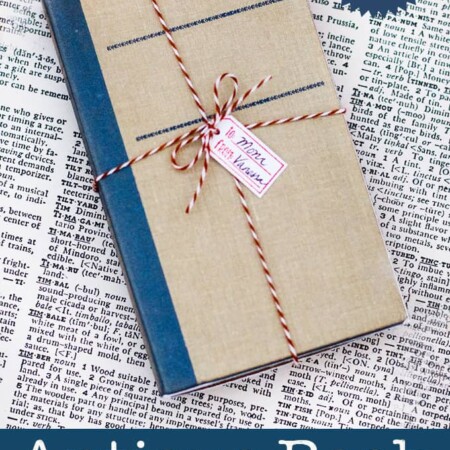 This adorable diy Last Minute gift box looks exactly like an antique book! Perfect for the book lover in your life!