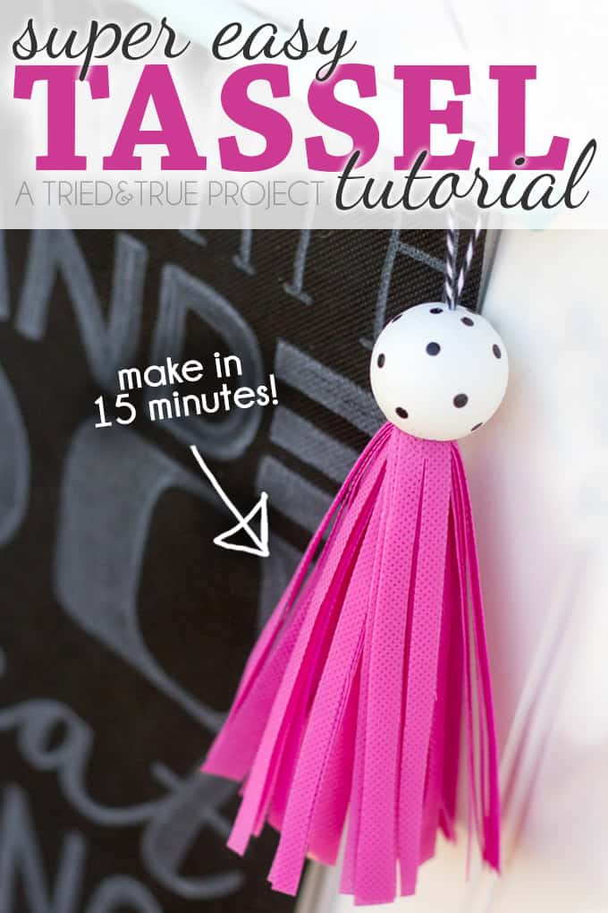 Follow this super easy Tassel Tutorial to make one in less than 15 minutes! Easy to customize to match any decor.