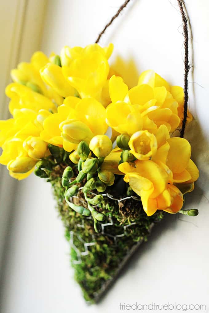 DIY Floral Wall Sconces - Flowers