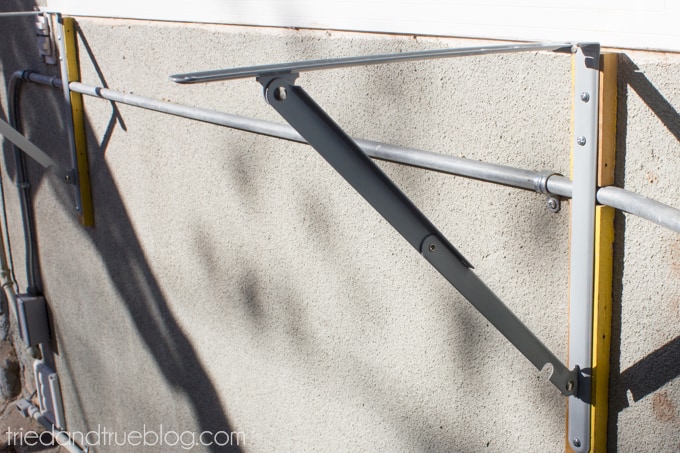 Outdoor Folding Bar Shelf - Attach