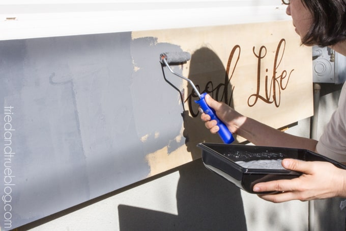 Outdoor Folding Bar Shelf - Paint