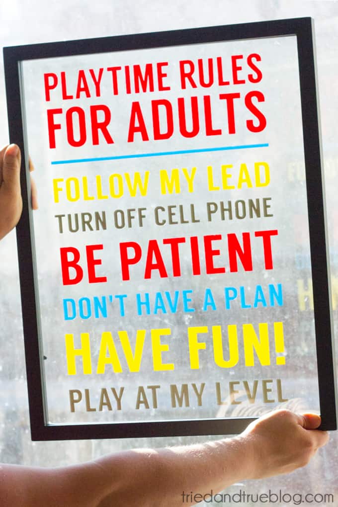 Playtime Rules for Adults - Hang