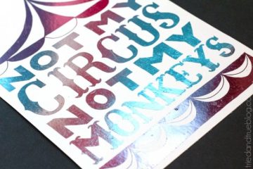 Adding Foil to Free Printables - Tried &amp; True Creative