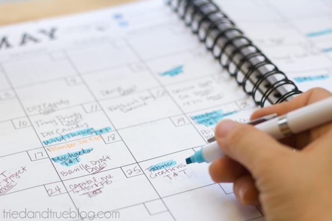 Totally Free Blog Planner - Calendar