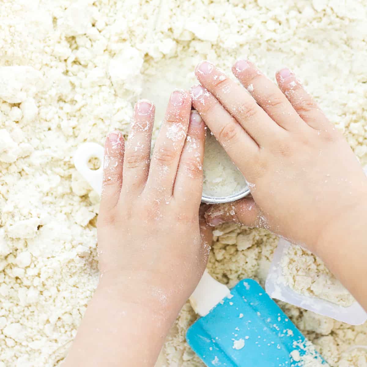 Make this Easy Fake Sand Recipe in minutes! - Tried & True Creative