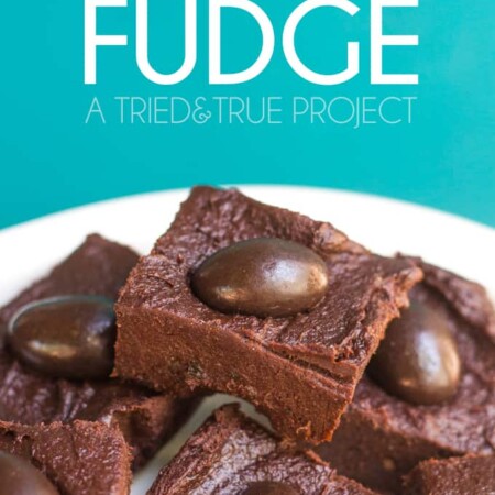 Make this super quick & easy fudge when you don't want to slave over a hot stove!