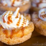 Cream Cheese Frosted Churro Cups - Cajeta