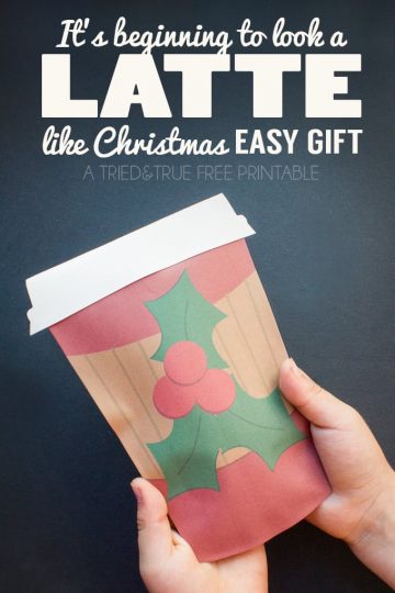 "A Latte Like Christmas" Free Printable - Tried &amp; True Creative