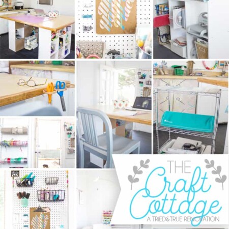 The Craft Cottage Studio Reveal - How I turned a 1930's in-laws quarters into a studio for crafting!