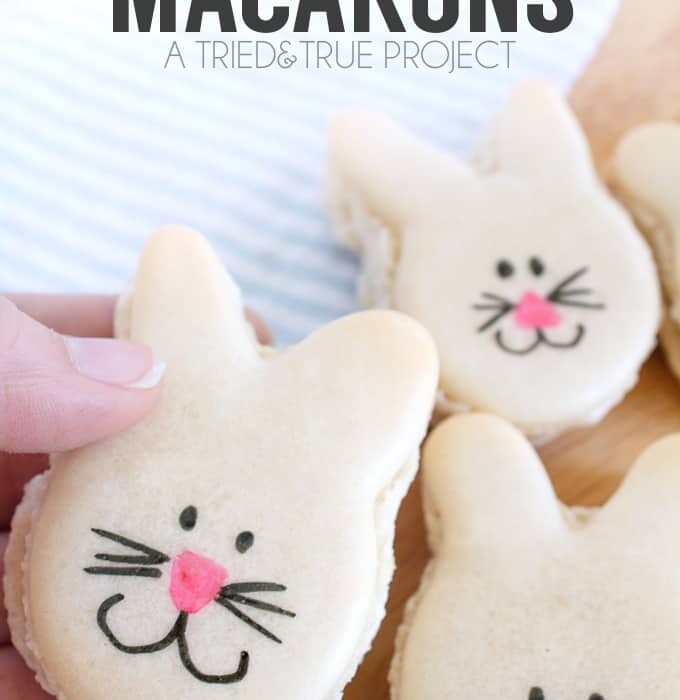 These Easter Bunny Macarons would make an adorable addition to your Easter table!