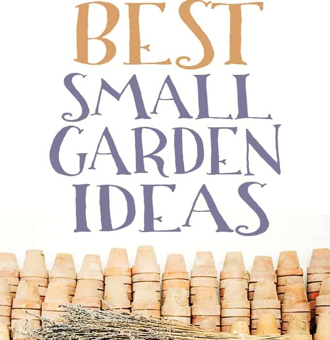 Find all the small garden inspiration you need in this awesome round up of 101 best small garden ideas!