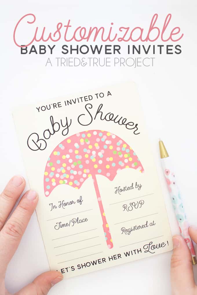 Use this Baby Shower Free Silhouette Invite to match any style or color for your party! Just add a background color, fill in the details, and you're good to go!