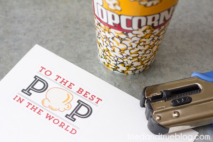 Easy Popcorn Gift for Father s Day Tried True Creative