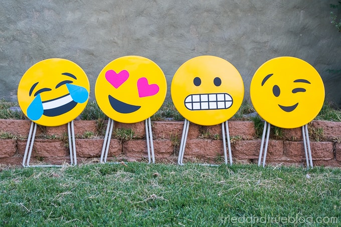 Emoji Side Table DIY - Tables