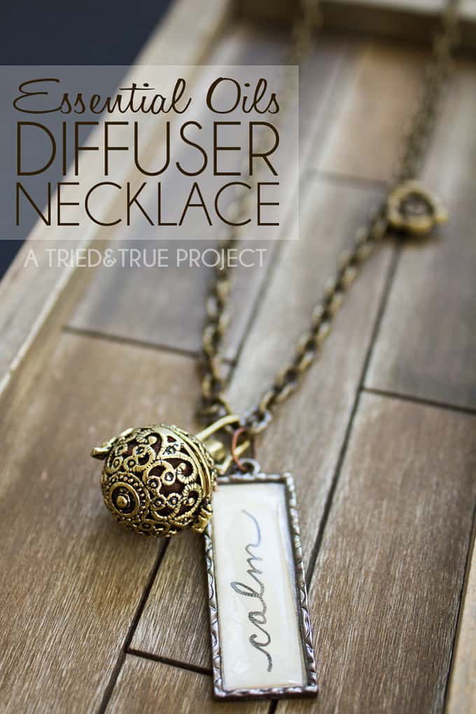 Love essential oils? Make this super easy Essential Oils Diffuser Necklace to carry your love with you all the time!