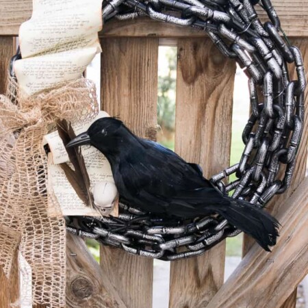 The Raven Halloween Wreath - 03