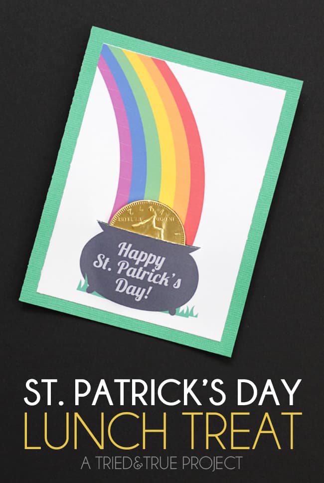 Make this Quick & Easy St. Patrick's Day Candy Gift Card in under 5 minutes!