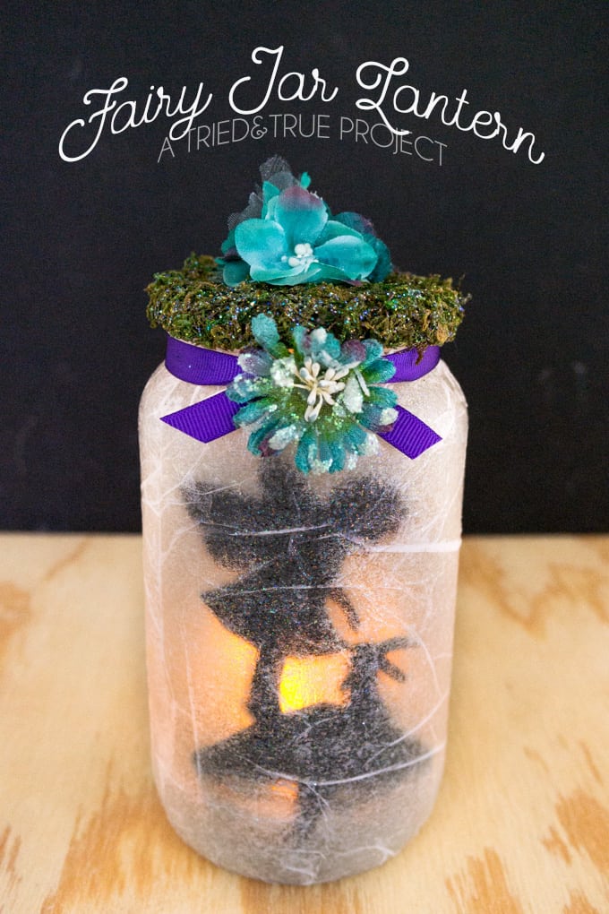 Make this easy Fairy Jar Lantern in just 15 minutes. Perfect craft for Mother's Day!