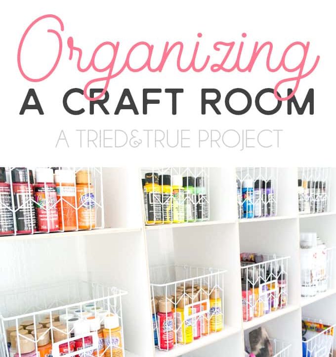 Use these ideas for Organizing The Craft Cottage!