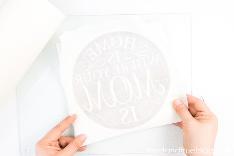Mother's Day Cutting Board Free File - Transfer