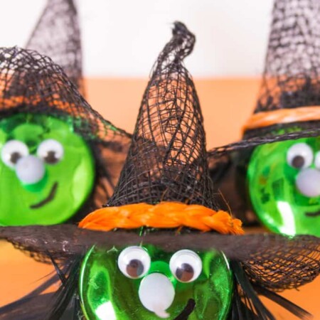 Halloween Witch Tea Light Magnet - Easy to make!